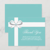 Elegant Blue Vrijgezellenfeest Hartelijk dank Bedankkaart (Voorkant / Achterkant)