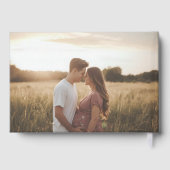 Elegant Blue Wildflower Baby Shower Rose Gold (Verso)