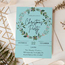 Elegant Blue Wreath kerstfeest