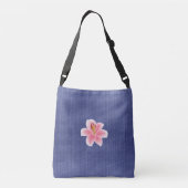 Elegant Blue Y Crossbody Tas (Achterkant)