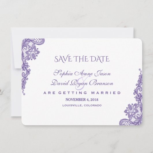 Elegant Blush Bloemen Goud Lijst Save The Date (Voorkant)