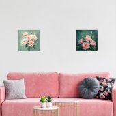 Elegant Blush Chrysanthemum Art (Salon)