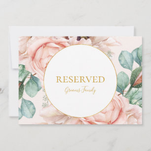 Elegant Blush Floral Garden Gereserveerd deegtek