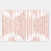 Elegant Blush Floral Waterverf  script Inpakpapier Vel (Voorkant 3)