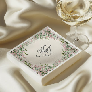 Elegant Blush Garden Wedding Servet