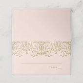 Elegant Blush Gold  Glamour Wedding (Buitenkant ongevouwen)