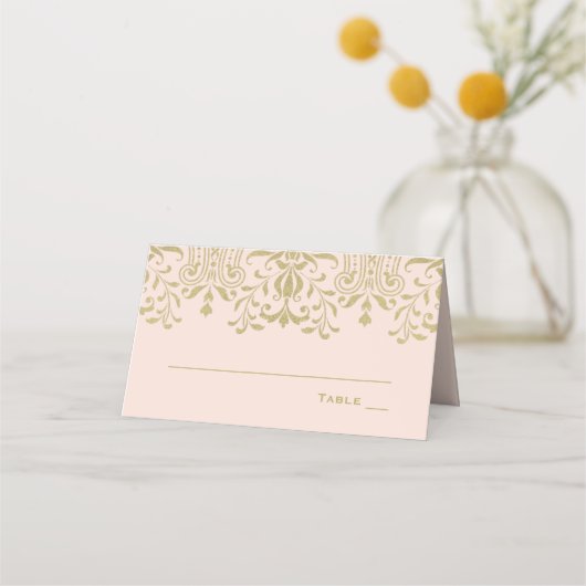 Elegant Blush Gold  Glamour Wedding (Voorkant)