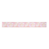 Elegant Blush Pink Bokeh Dank u Satin Ribbon Lint (Voorkant)