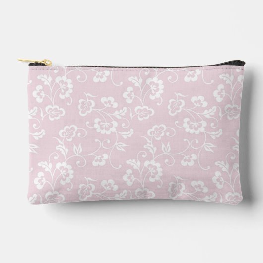 Elegant Blush Pink Floral Pattern Etui (Voorkant)