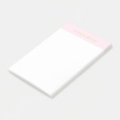 Elegant Blush Pink Gold Minimalist Classy Chic Post-it® Notes (Schuin)