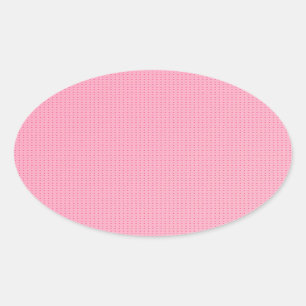Elegant Blush Pink Trendy Custom Blank Sjabloon Ovale Sticker