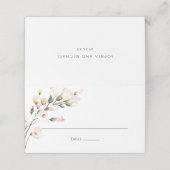 Elegant Blush Pink Waterverf Floral (Buitenkant ongevouwen)