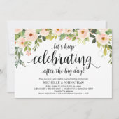 Elégant Blush Post Mariage Brunch Invitation Card (Devant)