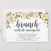 Elégant Blush Post Mariage Brunch Invitation Card (Devant)
