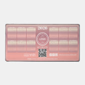 Élégant Blush promotionnel Business 2026 Calendrie (Recto)