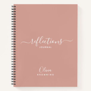 Elegant Blush Reflections Journal-Notitieboek Notitieboek