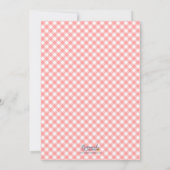 Elégant Blush Roses Floral Baby shower Invitation (Dos)