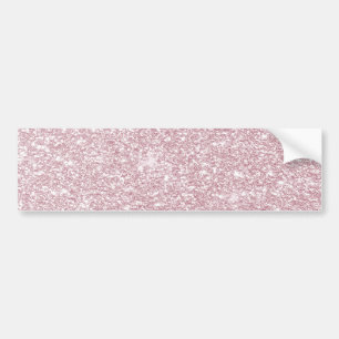 Elegant blush roze abstracte trendy girale glitter bumpersticker