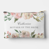 Elegant Blush Roze Bloemen Moeder van de Bruid Etui (Achterkant)