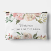 Elegant Blush Roze Bloemen Moeder van de Bruid Etui (Voorkant)