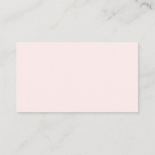 Elegant Blush Roze Bloemen Register QR Code Kaart (Achterkant)