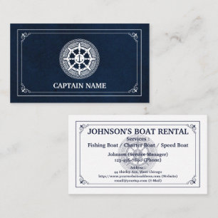 Elegant Boat Rental (Personaliseren) Visitekaartje