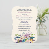 Elegant boeket Vrijgezellenfeest Kaart (Staand voorkant)