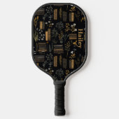 Elegant boekontwerp - Dark Academia - boek Pickleball Paddle (Voorkant)