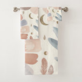 Elégant Boho Aquarelle Floral Salle de bain (En situation)