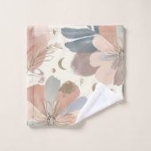 Elégant Boho Aquarelle Floral Salle de bain (Gant de toilette)
