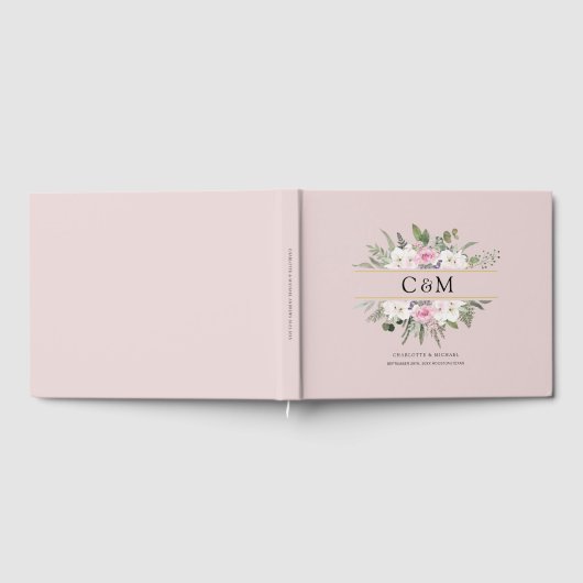 Elegant Boho Bloem Gastenboek (Volledig)