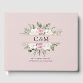 Elegant Boho Bloem Gastenboek (Voorkant)