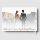 Élégant Boho Botanique Personnalisé Monogramme Mar (Verso)