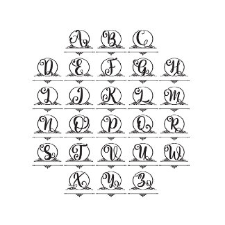 Élégant Boho Botanique Personnalisé Monogramme Mar