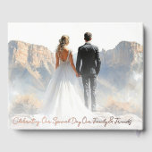 Élégant Boho Botanique Personnalisé Monogramme Mar (Verso)