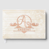 Élégant Boho Botanique Personnalisé Monogramme Mar (Recto)