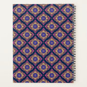Elegant Boho Chic Floral Pattern Planner (Achterkant)