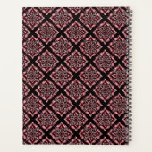 Elegant Boho Chic geometrisch bloemenpatroon Planner (Achterkant)