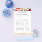 Elegant Boho Floral Business Service/Pricing Flyer (Enkel)