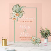 Elégant Boho Floral Fall Beach Mariage Bienvenue (Mariage)