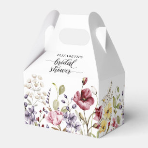 Elegant Boho Floral Vrijgezellenfeest Bedankdoosjes