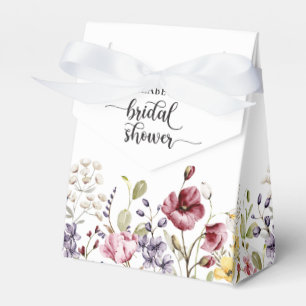 Elegant Boho Floral Vrijgezellenfeest Bedankdoosjes