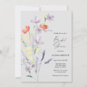 Elegant Boho Floral Vrijgezellenfeest Kaart (Voorkant)