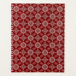 Elegant  Boho geometrisch bloemenpatroon Planner