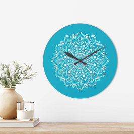 Elegant Boho Mandala  Grote Klok