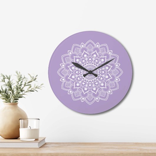 Elegant Boho Mandala  Grote Klok