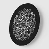 Elegant Boho Mandala  Grote Klok (Hoek)