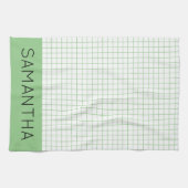 Elegant Boho Monogram Feminine Script Name Theedoek (Horizontaal)