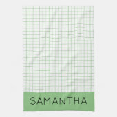 Elegant Boho Monogram Feminine Script Name Theedoek (Verticaal)