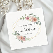 Elegant Boho Pastel Servet